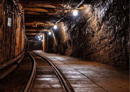 Ein Bergwerk, der Ursprung der Sagengestalt Katzenveit